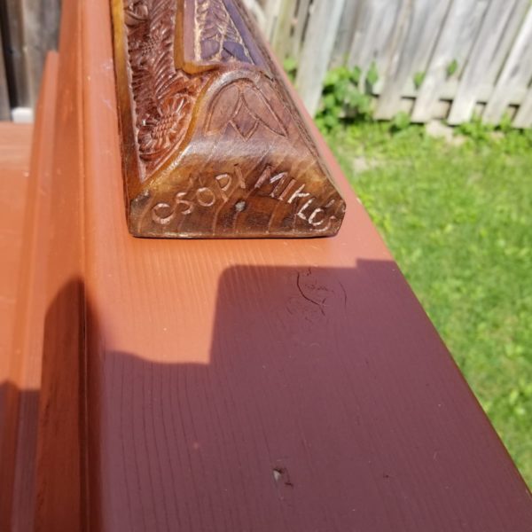 19th Century Mangle Board - Antique Folk Art - Image 8
