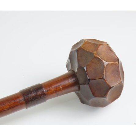 Masterpiece Honeycomb Faceted Zulu Knobkerrie (Iwisa) - Image 2