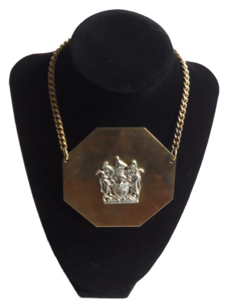 Alternative 1960s Rhodesian Tribal Headman's Gorget