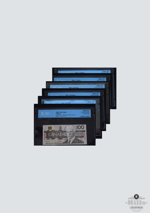 Bank of Canada Specimen Set 2 Bank of Canada Specimen Set