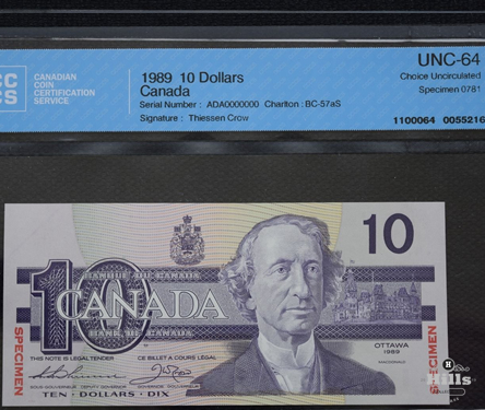 Bank of Canada Specimen Set