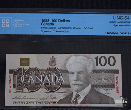 Bank of Canada Specimen Set