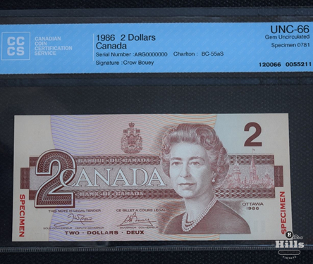 Bank of Canada Specimen Set