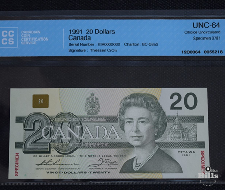 Bank of Canada Specimen Set