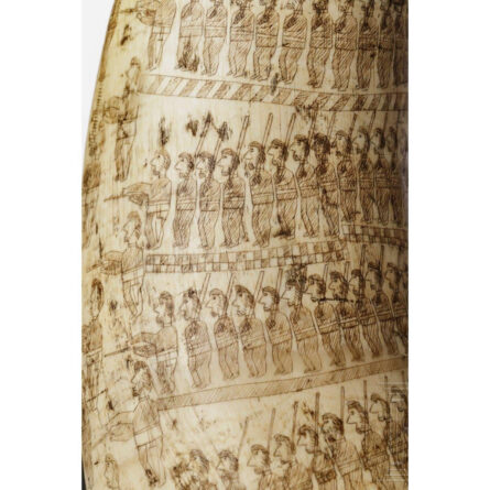 Zulu Engraved Cow Horn