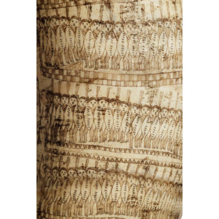 Zulu Engraved Cow Horn