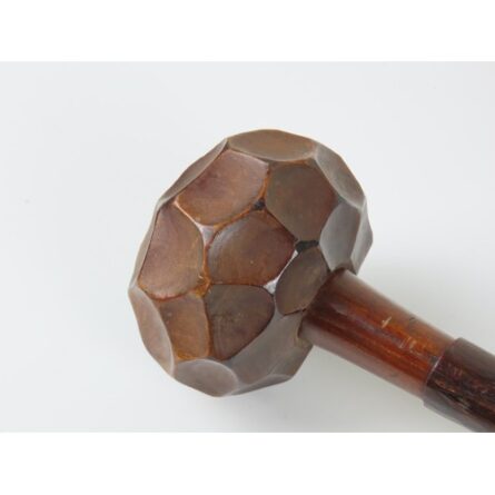 Masterpiece Honeycomb Faceted Zulu Knobkerrie (Iwisa) - Image 3