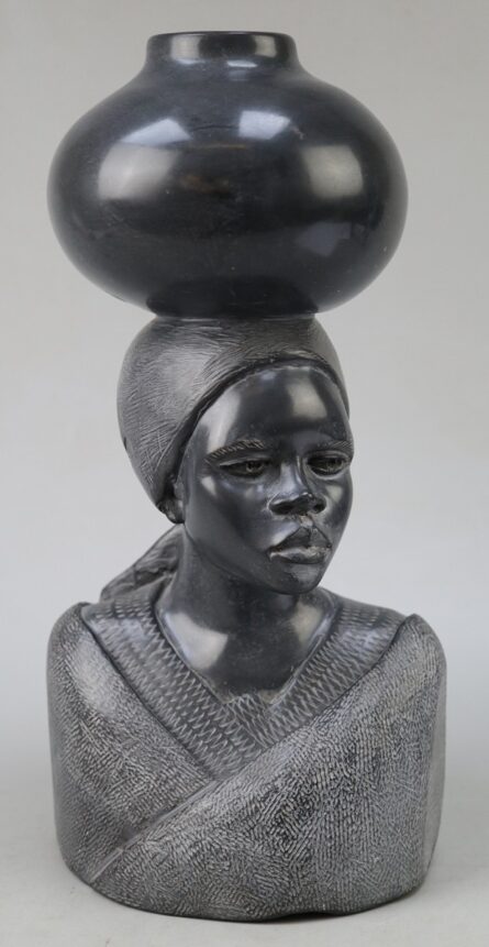 Shona Mother & Child Sculpture