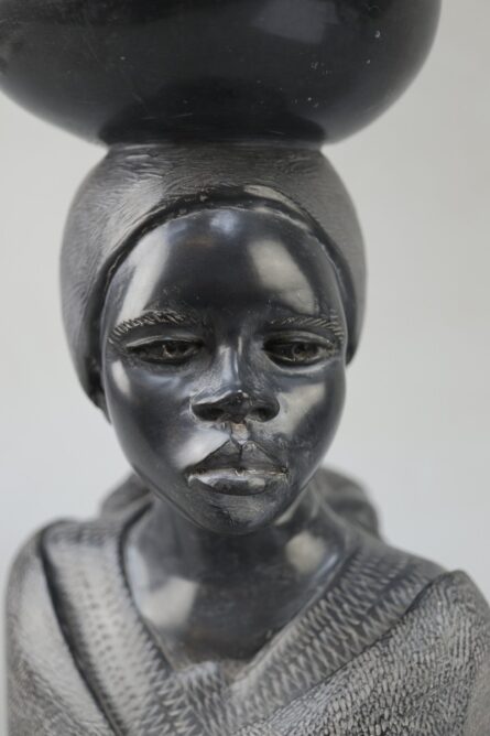 Shona Mother & Child Sculpture