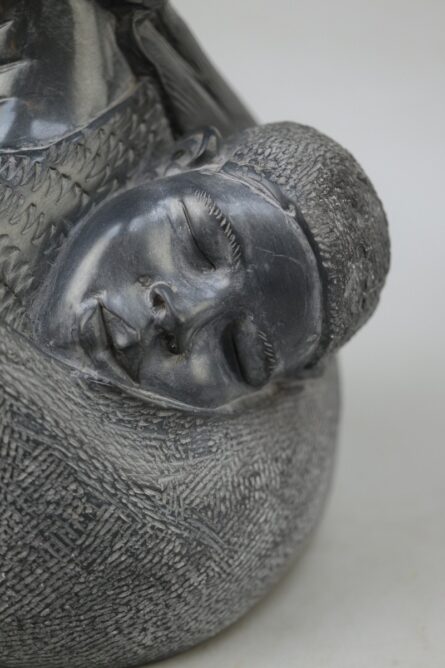 Shona Mother & Child Sculpture