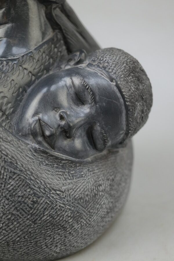 Shona Mother & Child Sculpture