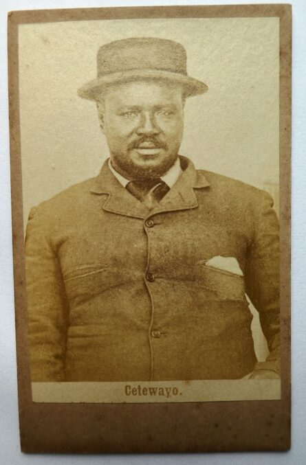 The Zulu War Medal with CDV Photo c. 1880 CETEWAYO - Image 4