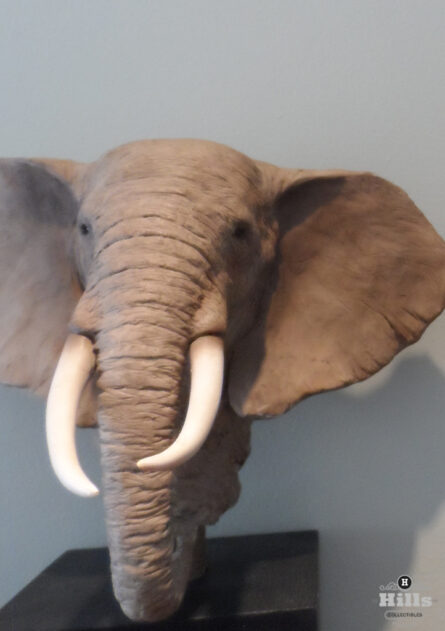 Elephant Head Sculpture