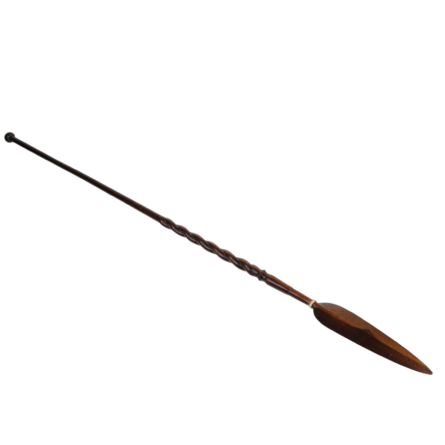 Rare Zulu All-Wood Prestige Ceremonial Spear (Umkhonto) - Image 3