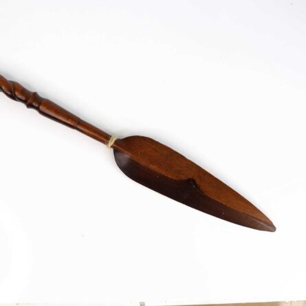 Rare Zulu All-Wood Prestige Ceremonial Spear (Umkhonto) - Image 4