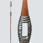 iNhlendla Prestige Spear Staff – All-Wood Arrowhead Variant