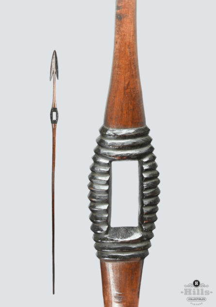 iNhlendla Prestige Spear Staff – All-Wood Arrowhead Variant